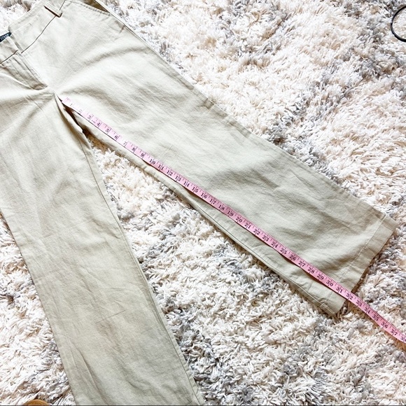 J.Crew Factory | NWTs Woman’s Wide Leg City Fit Linen Blend Tan Pants Size 6 - Picture 8 of 10